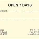 Printing Supplies for Physiotherapists and Physical Therapists - Printing Brisbane