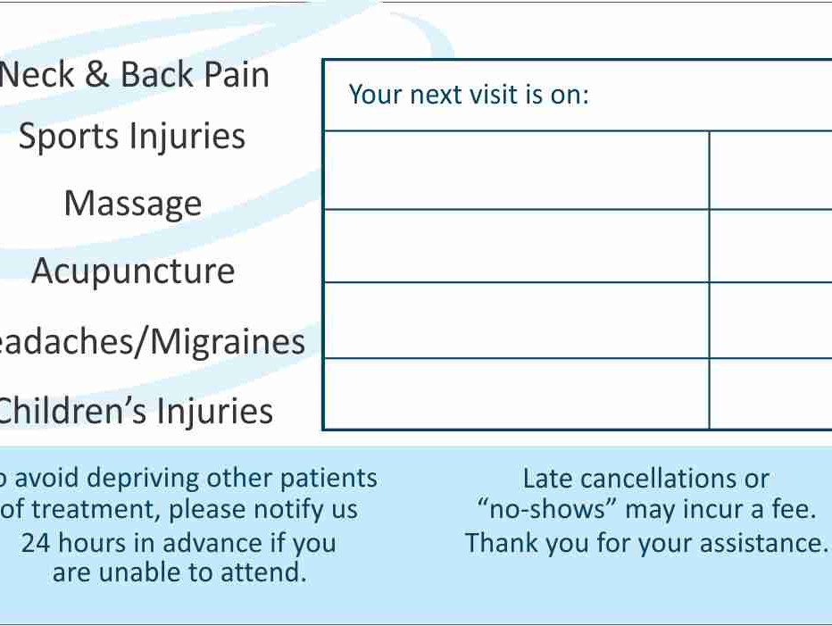 Printing Supplies for Physiotherapists and Physical Therapists - Printing Brisbane