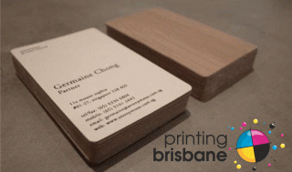 How To Make Your Business Cards Unforgettable - Printing Brisbane - timber or wood business cards