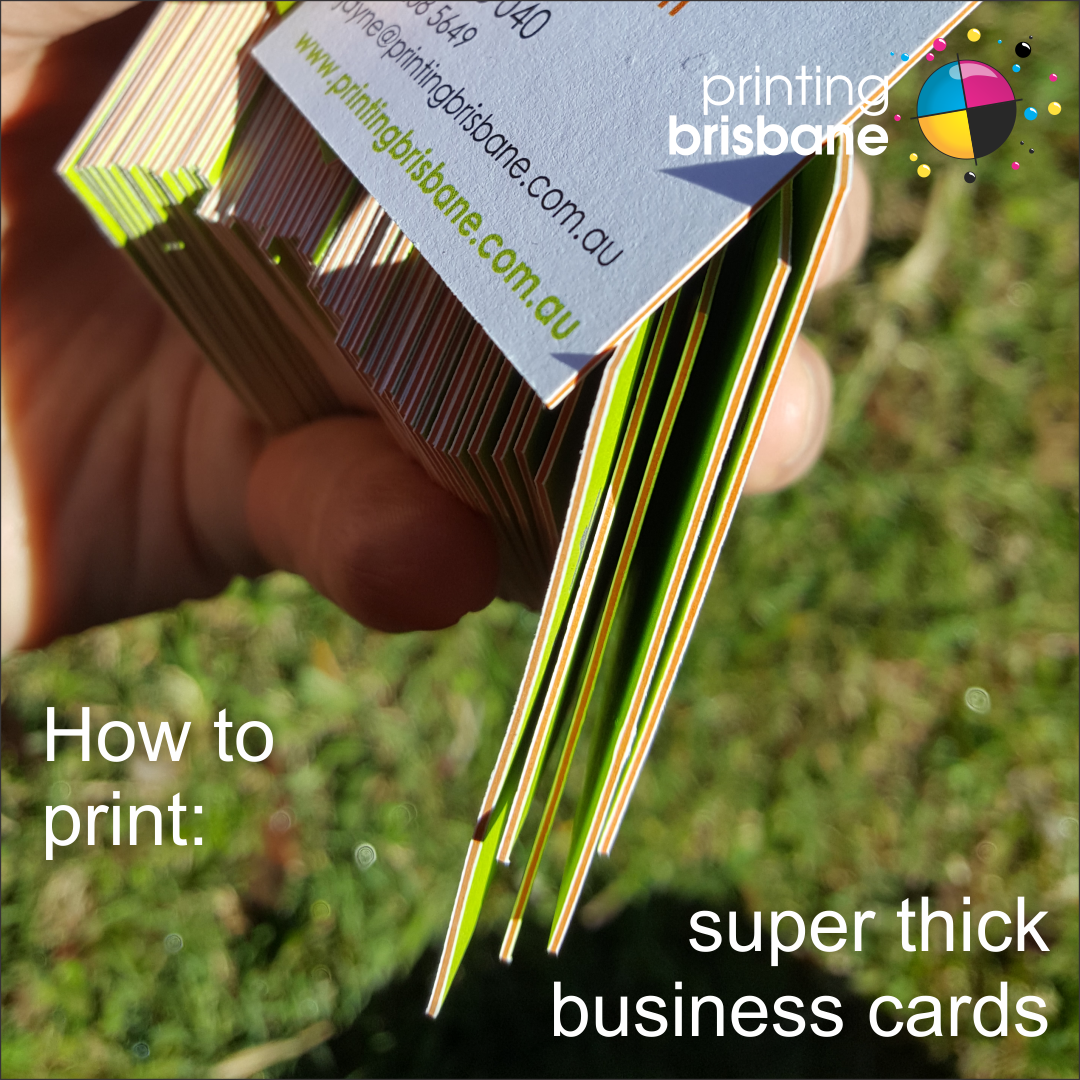 How to Print Extra Thick Business Cards - Design and Printing Tips