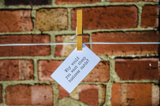 Why do you want cheap business cards?