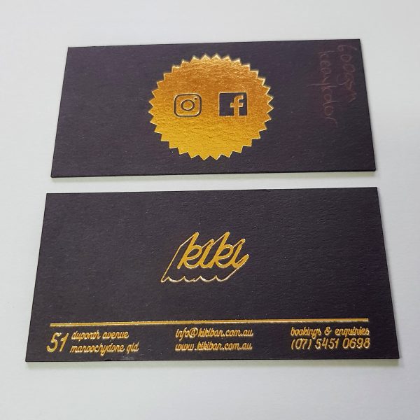 gold foil printing brisbane