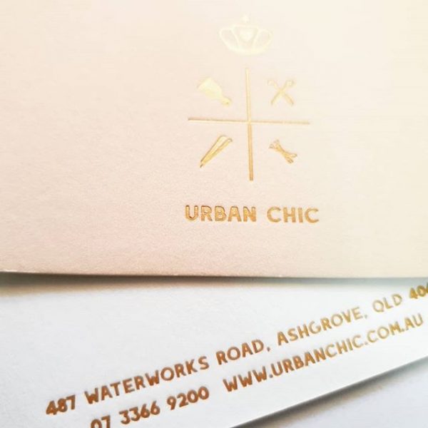 gold foil printing brisbane