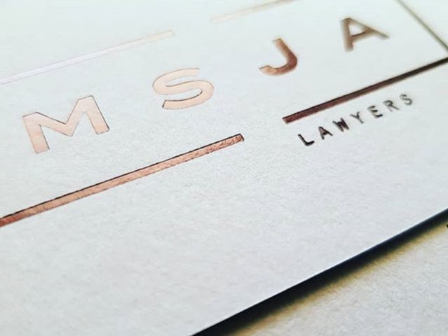 black foil printing brisbane