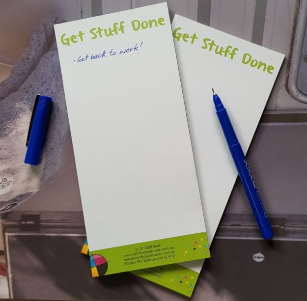 notepads printed by Printing Brisbane
