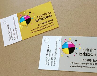 Image of business cards for Printing Brisbane