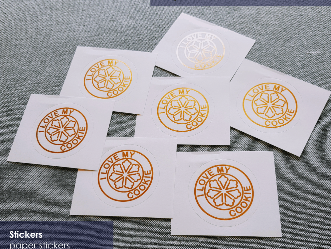 love my cookie stickers - printing brisbane