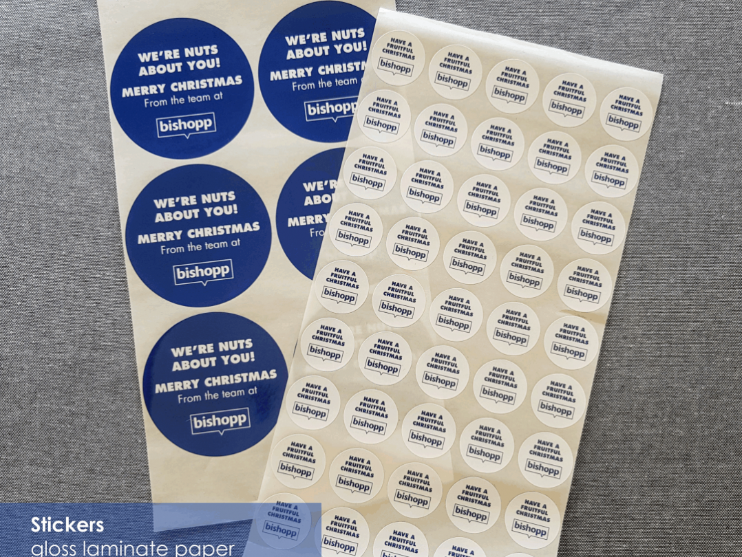 printed - bishopp stickers