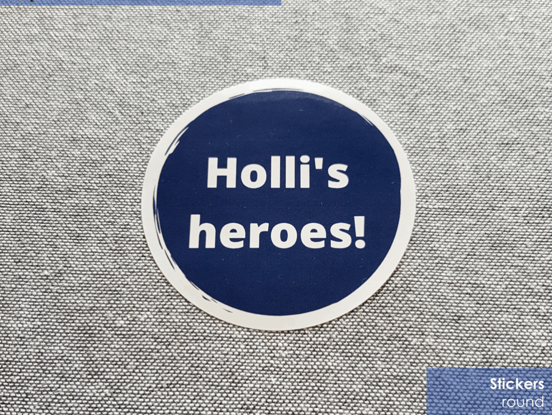 printed - holli stickers