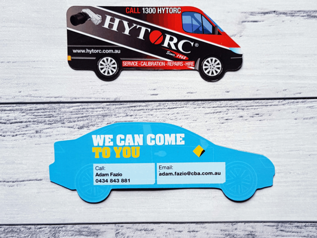 car shaped magnet printing brisbane