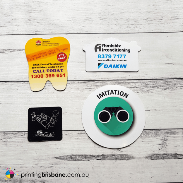 magnet range – mixed shapes custom magnet printing brisbane