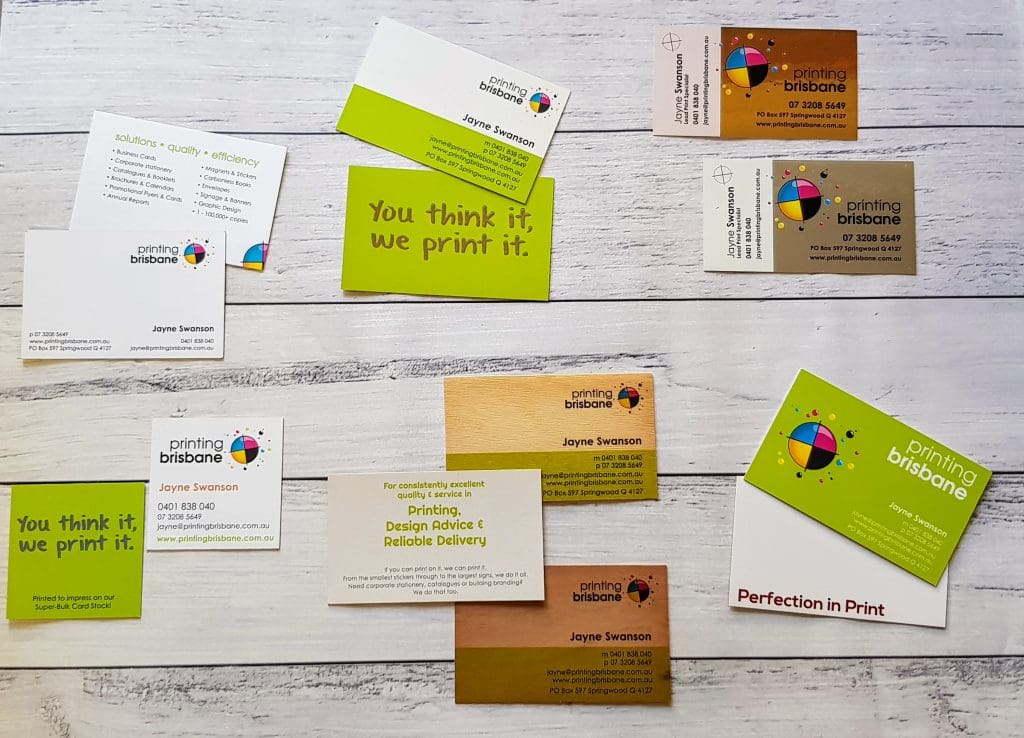 business cards by Printing Brisbane