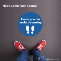 floor decals stickers - Printing Brisbane