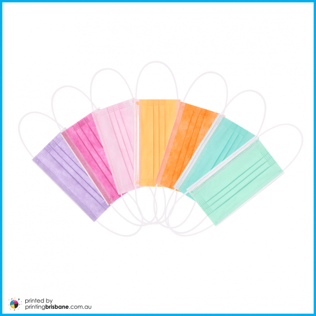 colourful masks - printing brisbane