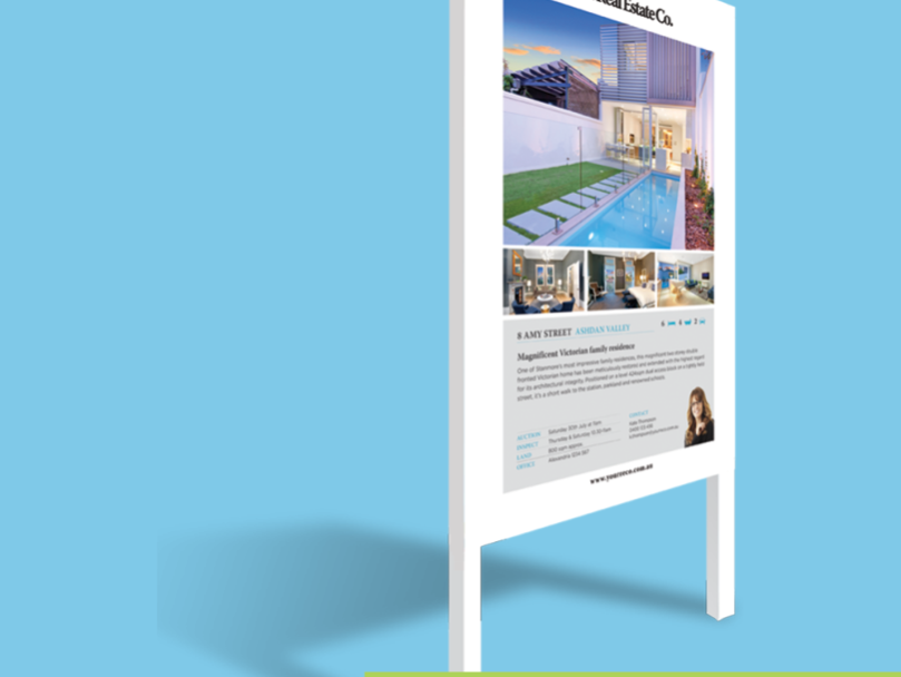 real estate signs printing brisbane