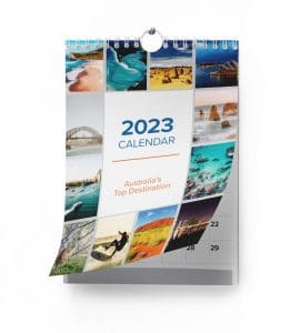 promotional 2023 bound calendar